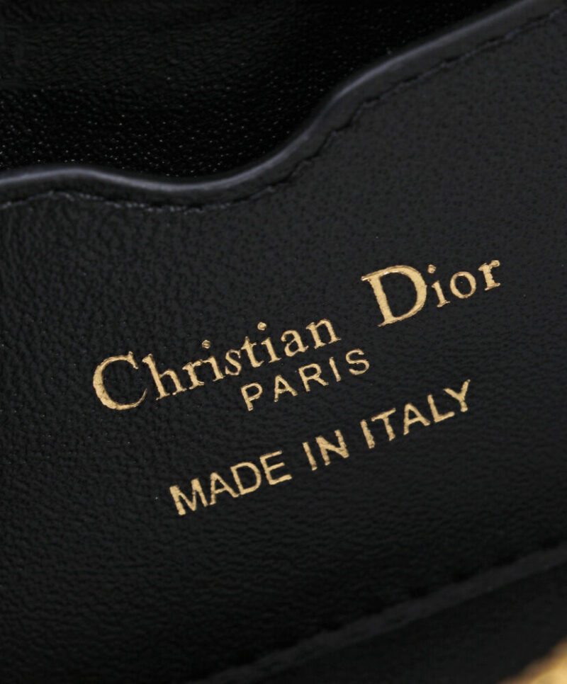 Christian Dior Miss Caro Mini Hobo Shoulder Bag Black